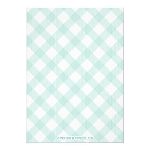 Aqua Blue BBQ Couples Wedding Shower Invitations