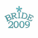 Aqua Blue Bride 20XX Customizable embroideredshirt