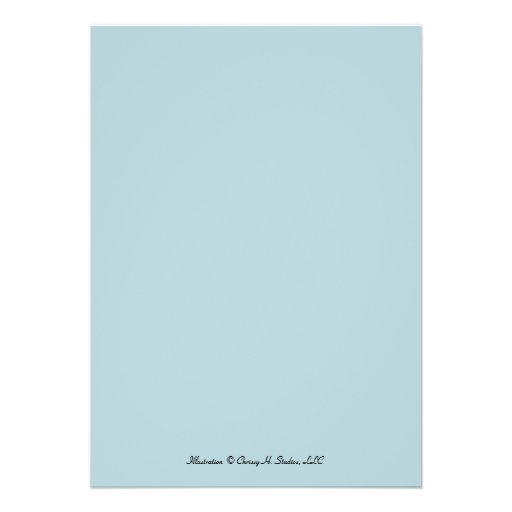 Aqua Blue Dress Brunette Quinceanera Invitations