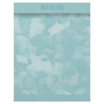 Aqua Blue Gingko Leaves Flyer by samack Aqua Blue Gingko Leaves Flyer