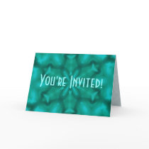 Aqua-Blue Invitation cards by Customizables Aqua-Blue Invitation cards