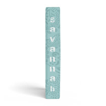 Aqua Blue Paisley Class of 2010 Binder