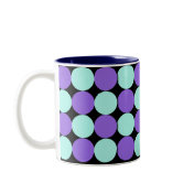 Aqua & Blue Polka Dots