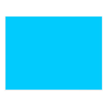 Aqua Blue Post Card