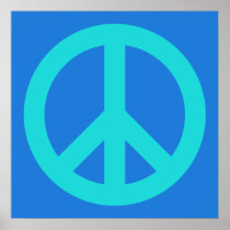 Aqua Blue Posters