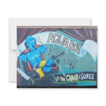 Aqua Boy invitations