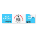 Aqua Buddha Bumper Sticker