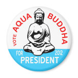 Aqua Buddha Magnet