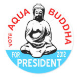 Aqua Buddha Sticker