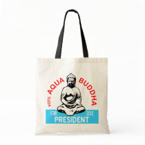 Aqua Buddha Tote bag