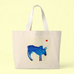 Aqua Bull Tote Bag bags