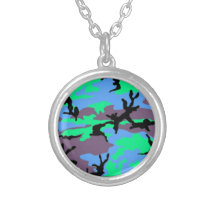 Aqua Camouflage Jewelry