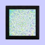 Aqua Celtic Design Jewelry Box gift boxes
