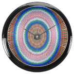 Aqua Clock  chakra sparkle Background Colorful