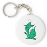 Aqua Colored Dragon Keychains