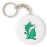 Aqua Colored Dragon Keychains