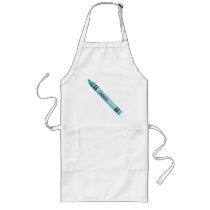 Aqua Crayon Aprons