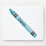 Aqua Crayon Mouse Pads