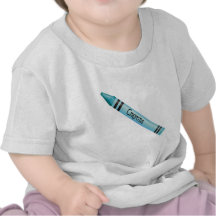Aqua Crayon Tshirt