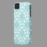 Aqua Damask Pattern Case-mate Iphone 4 Cases Aqua Damask Pattern Case-mate Iphone 4 Cases
