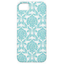Aqua Damask Pattern casemate cases