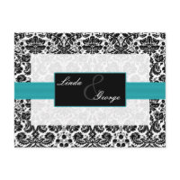 affordable custom blue wedding invites by mgdezigns Blue wedding invites by mgdezigns