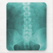 Aqua Digital Spine Art Mousepad by chiropracticbydesign Aqua Digital Spine Art Mousepad