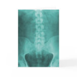 Aqua Digital X-Ray Art Greeting Card