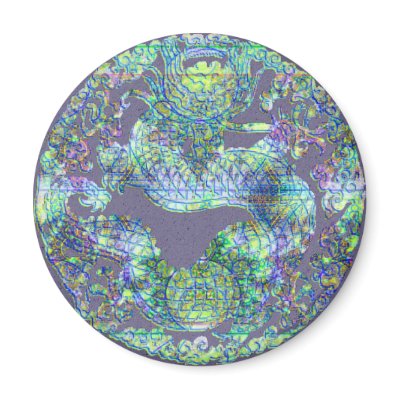 Aqua Dragon Magnet