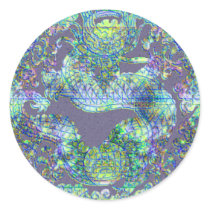 Aqua Dragon Sticker by Hafapea Aqua Dragon Sticker