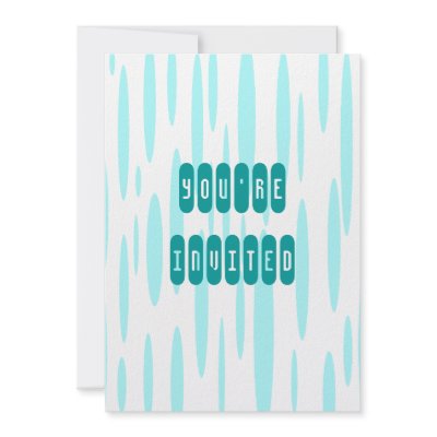 Aqua Dreads Personalized Invitation by abnersabsctracts