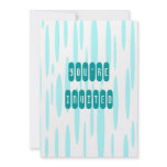 Aqua Dreads Personalized Invitation