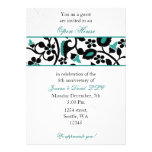 aqua Elegant Corporate party Invitation invitations