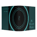 Aqua Emblem Recipe Book binders