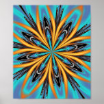 Aqua Firestar Posters