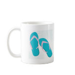 aqua flip flops coffee mugs
