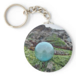 Aqua float on greenery at tide pool keychains