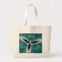"Aqua Flower Abstract" Bag by naturespaintbox "Aqua Flower Abstract" Bag