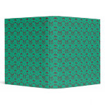 Aqua Gothic Lace Vinyl Binders