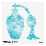 Aqua Hearts Bokeh Room Graphics