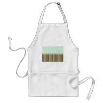 Aqua Khaki Stripe Aprons