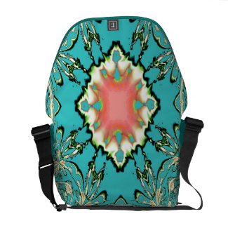 Aqua Lace Rickshaw Messenger Bag rickshawmessengerbag