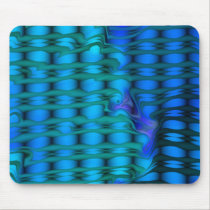 Aqua Marbled Mousepad by naturespaintbox Aqua Marbled Mousepad