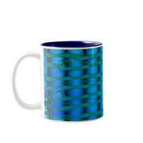 Aqua Marbled Mug mugs