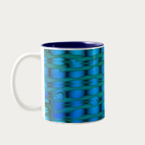 Aqua Marbled Mug