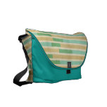 Aqua, Mint & Khaki Striped Rickshaw Messenger Bag messenger bags