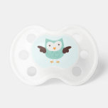Aqua Owl Baby Pacifier