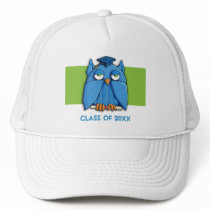 Aqua Owl Grad green Hat