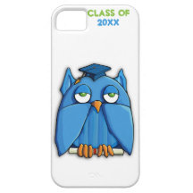 Aqua Owl Grad iPhone 5 Case-Mate ID™