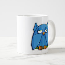 Aqua Owl Jumbo Mug